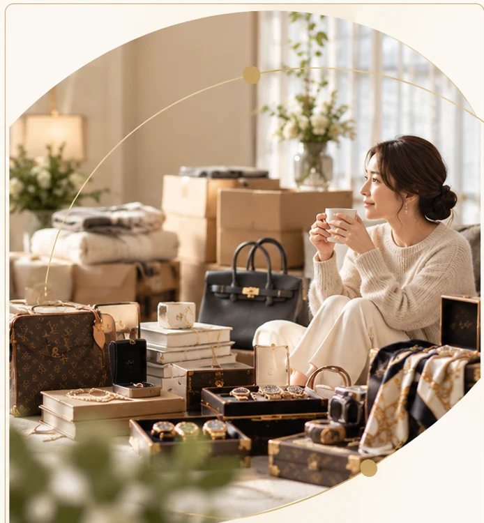 点数の多いお品物をまとめて査定するイメージ
