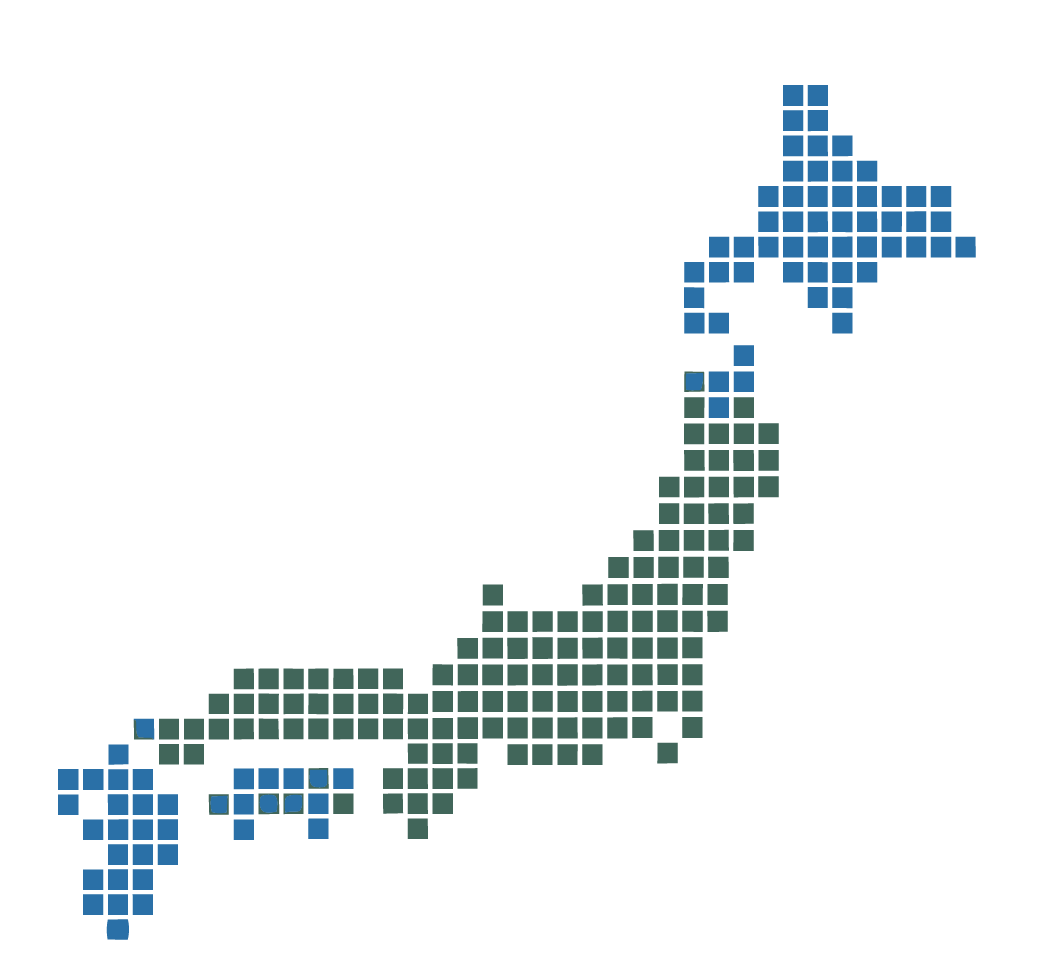 全国対応エリアマップ